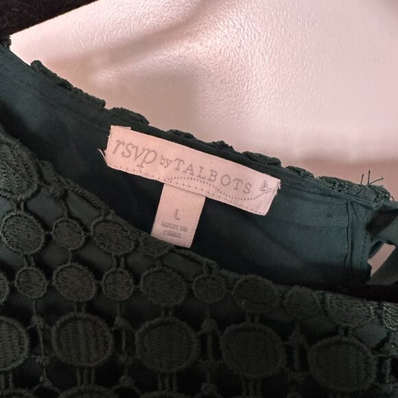 rsvp by Talbots Green Holiday Top - Picture 4 of 7